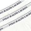 Polo Ralph Lauren FW22 Letter Logo Jacquard Boxer Briefs 3er-Pack Herren Unterwäsche Weiß 714835885-001