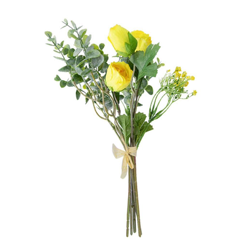 

Искусственный Цветочный Букет Свадебная Вечеринка Имитация Цветочного Декора Украшение Дома Цветок жёлтый