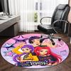1pc Kpop Team Carpet, Round Rug, Comfortable, Suitable for Entryways, Living Rooms, Office, And Bedrooms, Christmas Decoration