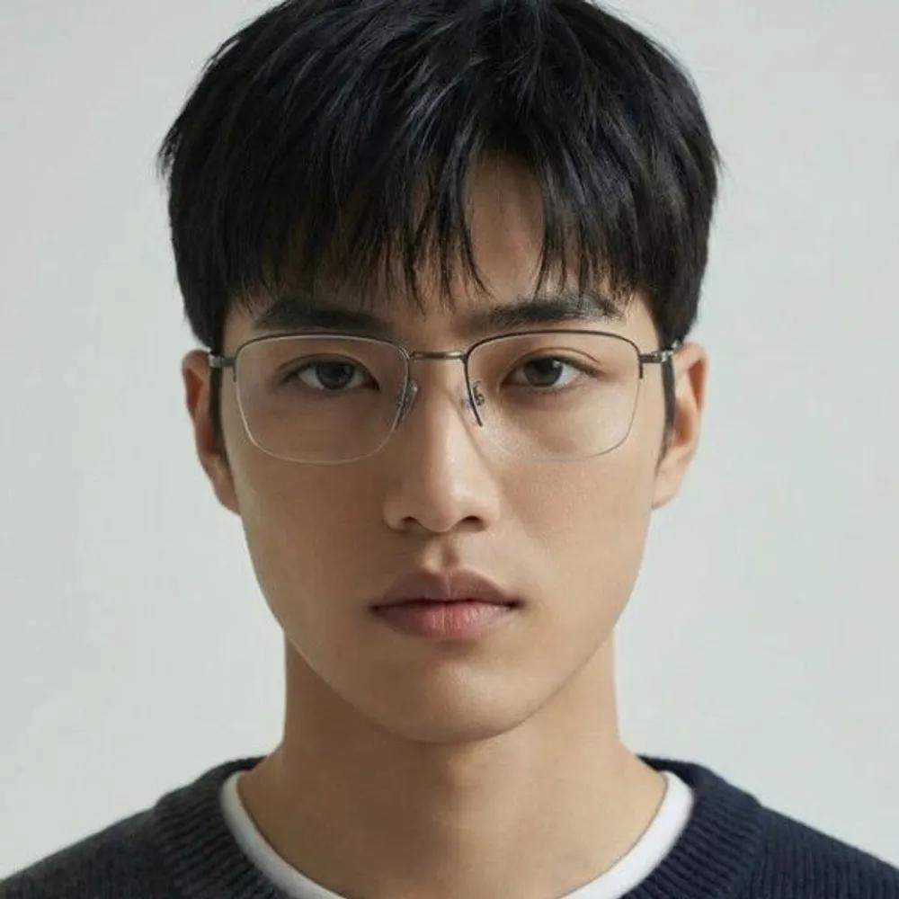 

[Hugo Boss] Hugo Boss Eyeglass Frames BOSS1516G KJ1 Titanium Semi-rimless Fashion Women Men