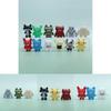 Fuggler Cute Cartoon Monster Model Desktop Ornament Set For Kids And Fans