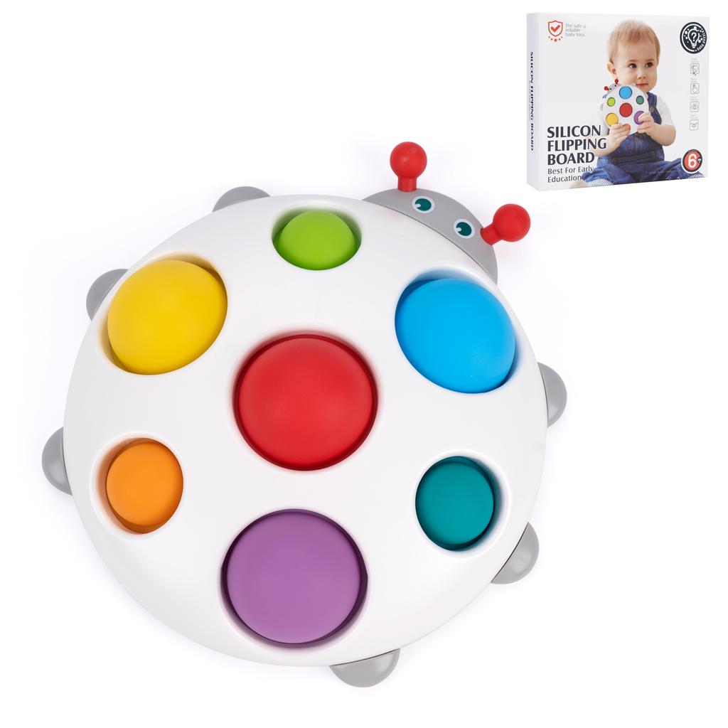 Squeeze Push Pop Toys Kids Finger Press Toys Education Intensive Training Fidget Toys Infant Montessori Colorful Sensory Toys