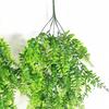 1/2/3/4/6Pcs Hanging Artificial Fern Plants UV Resistant Realistic Faux Greenery Indoor Outdoor Garden Yard Plastic Plants Fake Fern Leaves Decoration