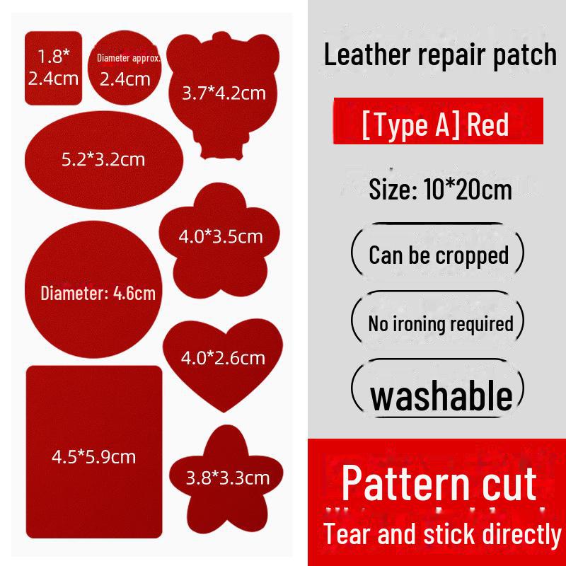 Self-Adhesive Genuine Leather Repair Patch for Sofa, Chair & Car Seat