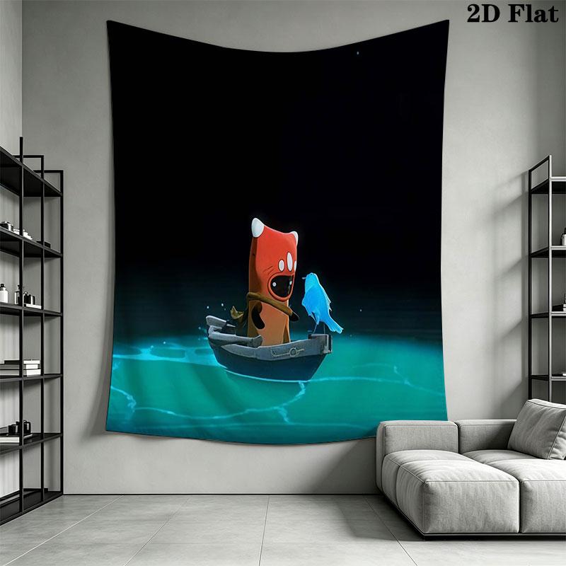 The Last Campfire Wall Hanging Printed Fabric Blanket Decorative Tapestries for Bedroom Living Room Home Decor