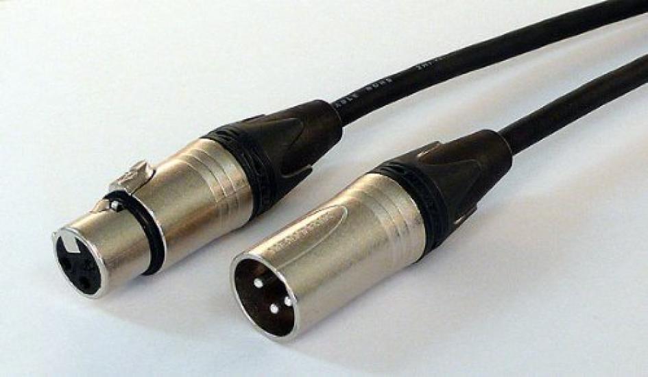 

Микрофонный кабель XLR Belden 1813A (Серебряный) (0.3м)