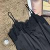 Plus Size Sleeveless Lace Patchwork Camisole - Summer 300 Jin Loose Fit for Women