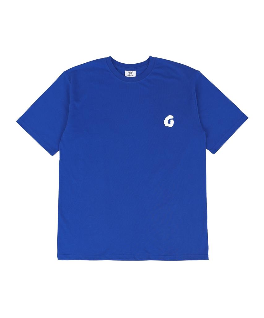 Gupeuopeuseutyudio Gofs Main Logo T-Shirt Blue