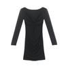 Early Spring Pure and Alluring Mesh V-neck Dress for Women, Korean Style Design Niche Slim Inner Layer, Hip-hugging Short Skirt