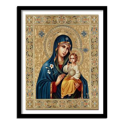 3d Diy Diamond Painting Cross Stitch Religious Icon Home Decor Full Round Diamond Embroidery