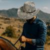 Wide Brim Cowgirl Jazz Hat Ethnic Style Knight Hat Gentleman Western Cowboy Hat  Sun Protection