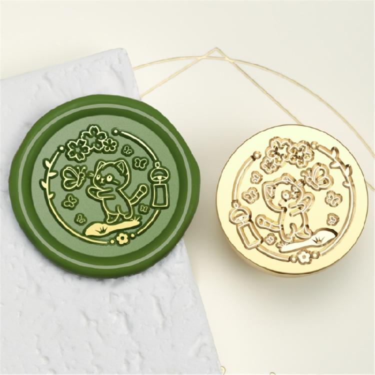 Brass Head Seal Stamp Animal Series Sealing Waxed Stamp for Card Letter Invitations Decoration Rabbits Wax Seal Stamp