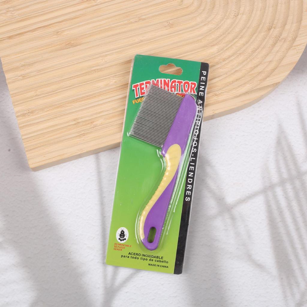 Pet Comb Stainless Steel Detangling & Flea Brush for Cats & Dogs