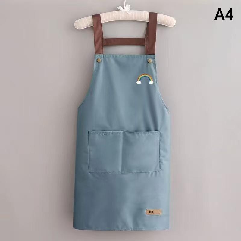 Odolná zástěra proti špíně Vodotěsná Velká kapsa Hotel Restaurace Kavárna Západní kuchyně Vaření Cukrářství Pracovní oblečení Zástěra