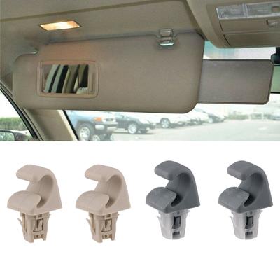 Sun Visor Clip Hook Bracket Car Interior Plastic Sunvisor Fastener Clip Trim for Toyota Camry Corolla Highlander Prius/RAV4