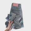 Women's Plus-Size Light High-Waist Wide-Leg Jeans - New 2024 Spring/Autumn Collection