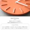 GREEM MARKET GMS03265 Wall Clock - Modern, Minimalist, Nordic Design, Stylish, Simple, Inorganic, Made of Cement Concrete, Industrial Style,