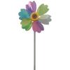 Dazzling Sunflower Pinwheel: Colorful Rotating Garden Decoration for Children with Wooden Handle