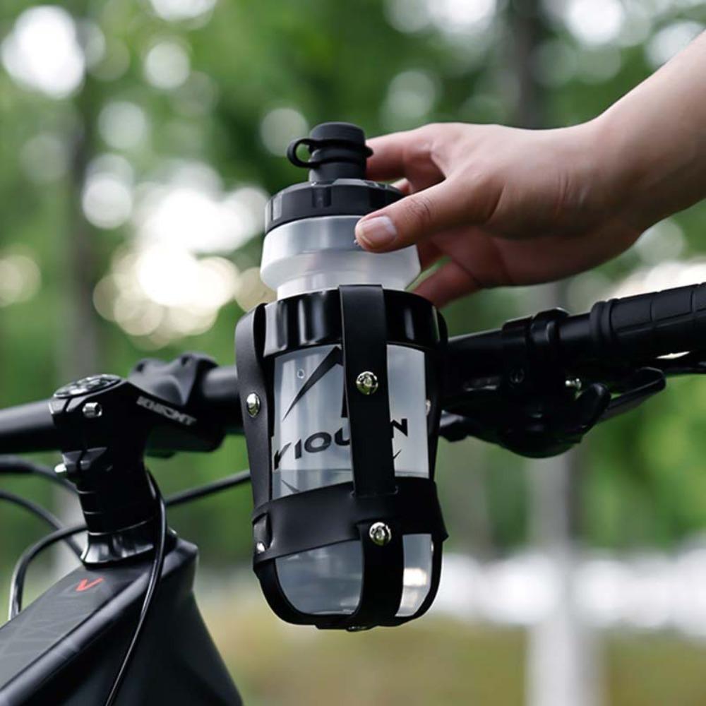 1pc Bicycle Water Bottle Rack, Outdoor Anti-shake Retro Riding Bracket, Aluminum Electric Scooter Alloy Bracket Riding Accessory