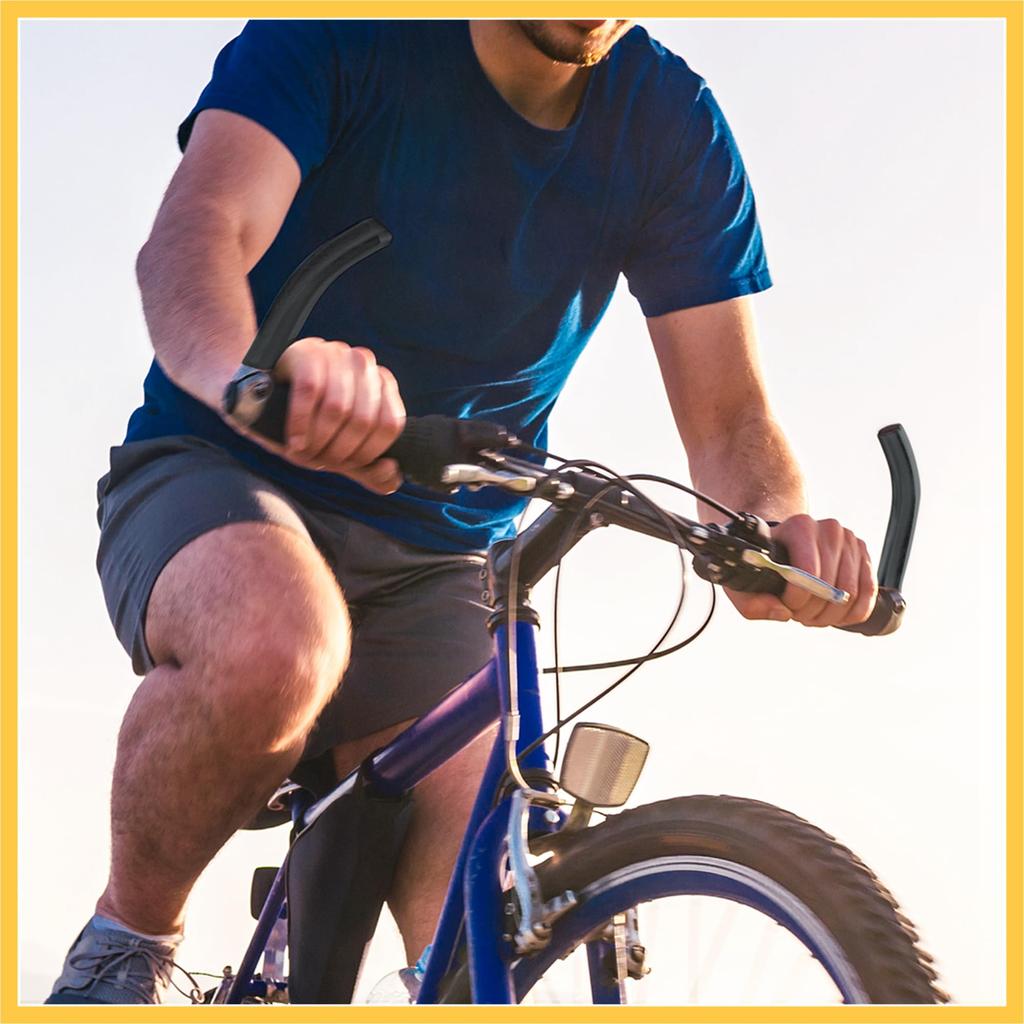 BULLSPANN Bicycle Bicycle Handlebar Grips with Bar for Road and Mountain 1 Set Grips, Ends, 22.2mm, Bikes, MTBs, Bikes, Anti-Slip, Black,