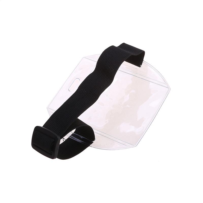 

Спортивная рабочая эластичная нарукавная повязка держатель удостоверения личности фотобраслет чехол для кредитной карты пластиковый ПВХ держатель для карты на запястье держатель удостоверения личности