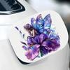 QT2463#15cm Dreamy Purple Realm High-Quality Stickers of The Princess And Flowers Car Sticker for Laptop, Truck,Motorcycle, Window
