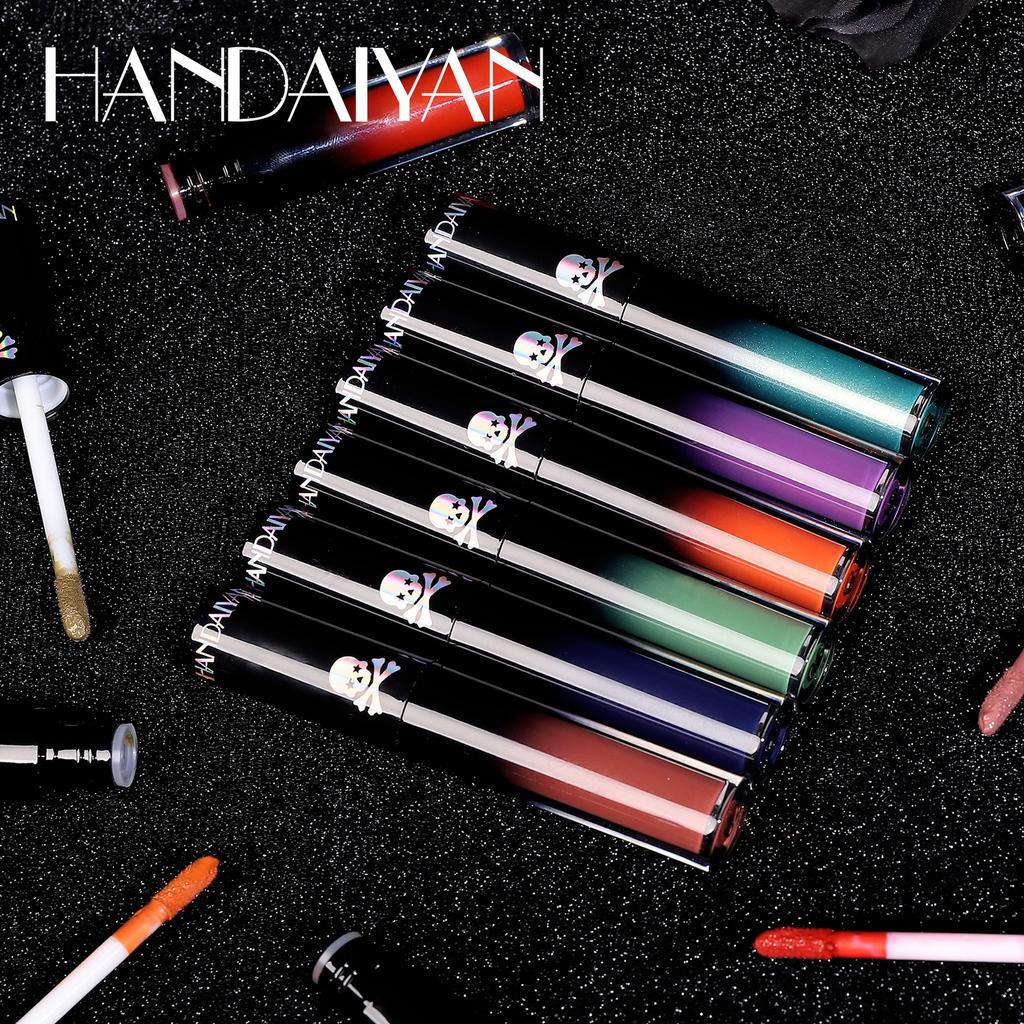 Matte Non-smudged Long-lasting Stage Lip Glaze Festive Dark Lip Gloss Halloween Lipstick Made Up Tools