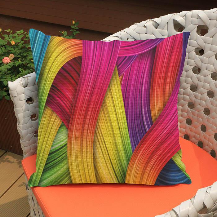 Colorful Geometrics Cubes Spots Home Decor Pillows Sofa Decorative Cushion Cover Modern Rotating Geometric Movement Pillow Cases