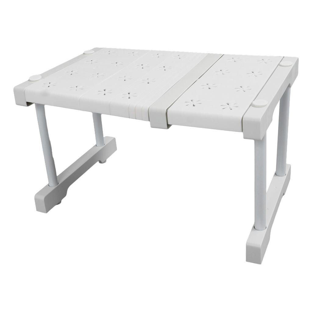 Expandable Closet Shelf Organizer Adjustable Space Saving Wardrobe Sink Tension Shelf 24cm Width 22cm Height