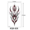 Small Full Arm Tattoo Sticker, Flower Letters, Plain Flower Tattoo Sticker Tattoo