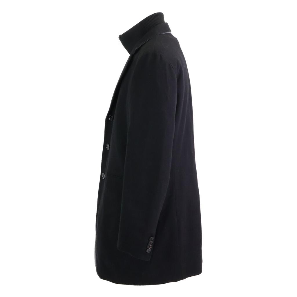 MOORER CASTELNUOVO D/GARDA Daunenmantel aus Kaschmirmischung Mantel 52 schwarzGebraucht