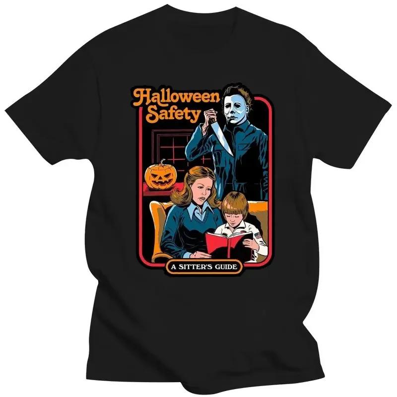 Mens Clothing Shirt Men Micheal Myers Halloween Safety Ho... XL