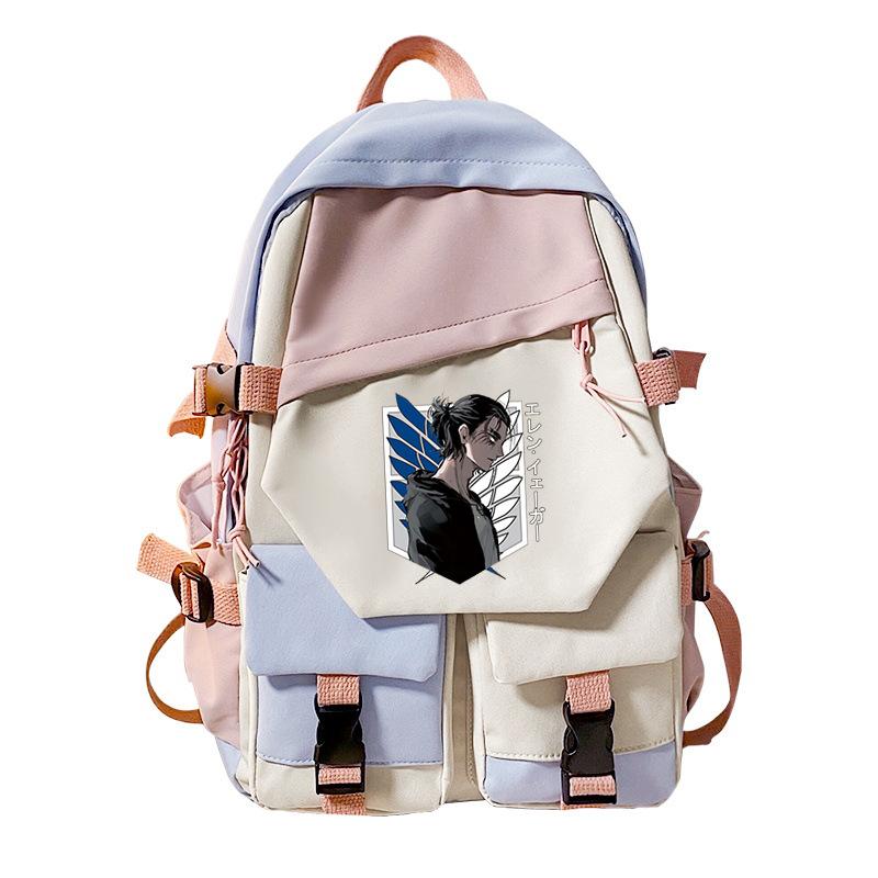 Angriff auf den Riesen Peripheren Bedruckten Rucksack Tagesfreizeit Studenten Schultasche