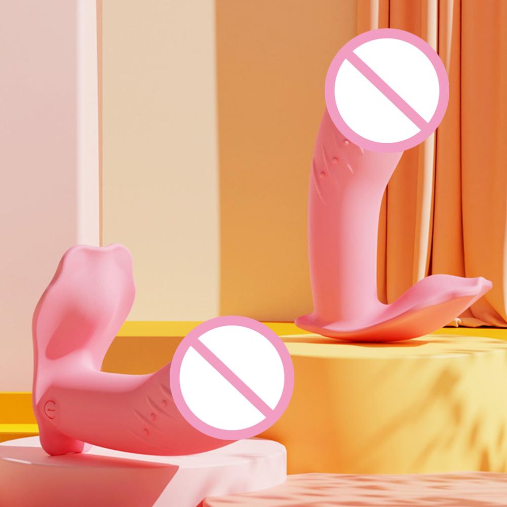 Wearable Dildo Vibrator G Spot Clitoris Stimulator Butterfly Vibrating Panties Erotic Toy Adult Toy for Women Orgasm Masturbator