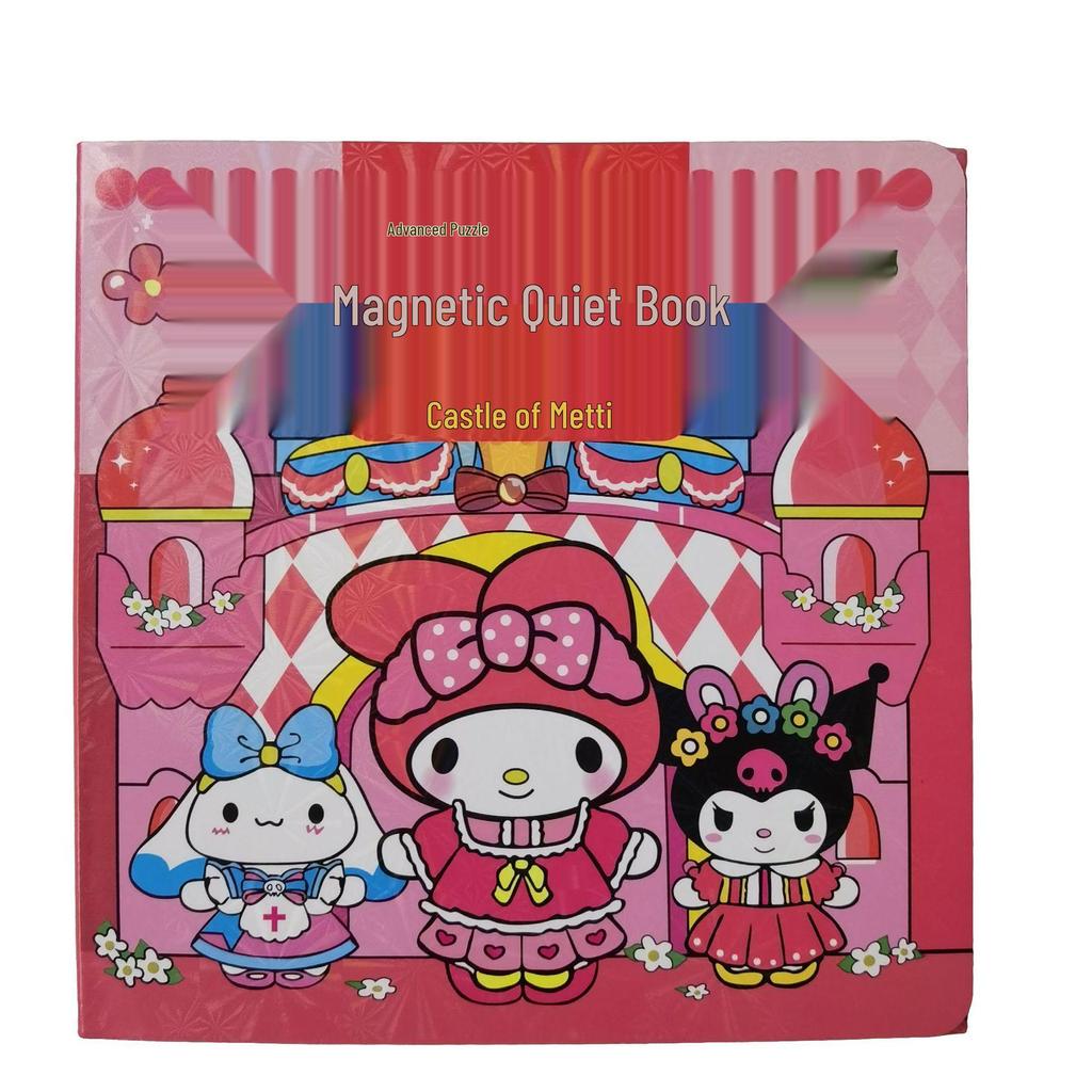 Magnetic Quiet Book: Full Series with Pre-Cut Magnetic Stickers - Ideal Children's Gift for Relaxation