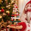 Holiday Desktop Decorations Christmas Tree Ornament, Wooden Letter Sign Decorative Xmas Ornament Sets for Home Compact Stable Party Supplies