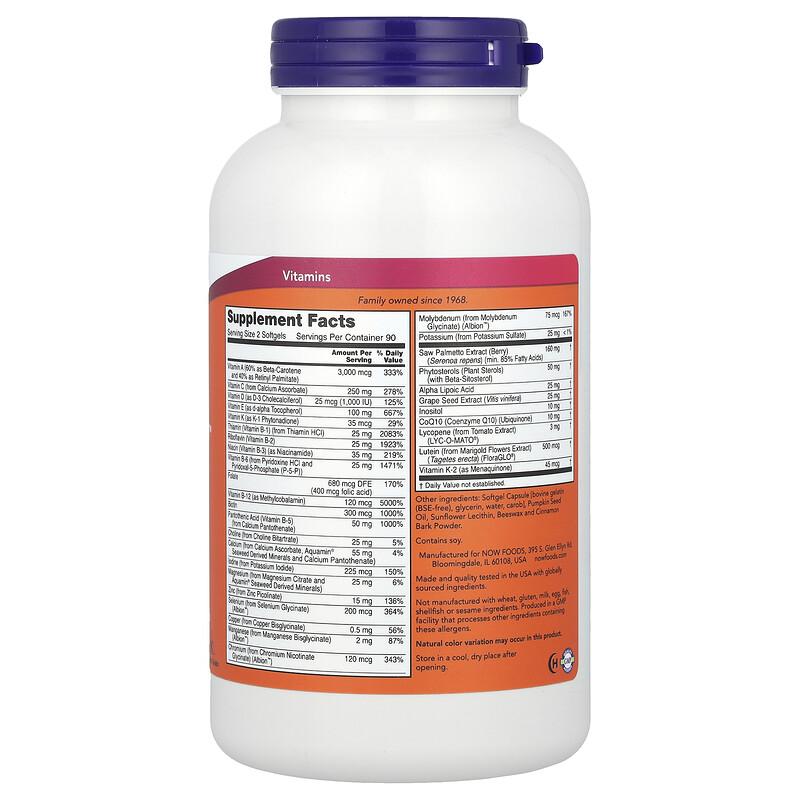 ADAM™, Superior Men's Multi, 180 Softgels