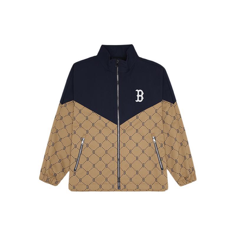 New MLB SS24 Jackets Coats Unisex Dark Camel 3AWJM0341-43CAD