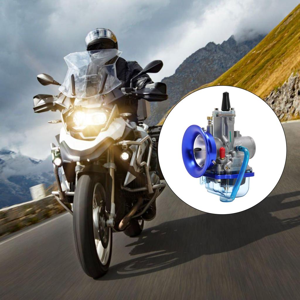 Motorcycle Carburetor Funnel - Speed Stack Air Intake Filter Trumpet for 50mm 55mm Engine,