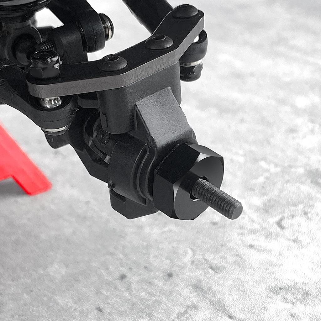 TRZX 4buc Adaptor Butuc Hexagonal Roată 12mm la 14mm Cuplaj Hexagonal RC Piese de Upgrade pentru Mașini RC 1/10 SCX10 TRX4 TRX6 Tamiya Traxxas Rossi