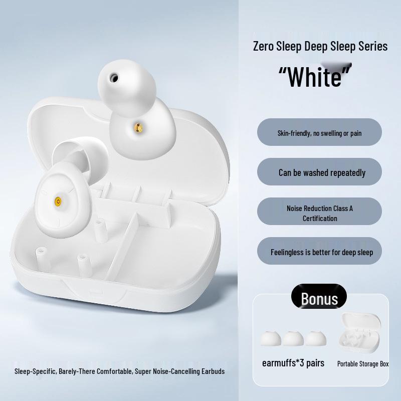 Noise Reduction Silicone Earplugs: Soundproof, Anti-interference, Perfect for Sleep and Reading