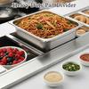 Kitchen Food Sink Support 4PCS Steam Table Adapter Bar, Commercial Grade Stainless Steel Professional Accessory Pan Divider, Prep for Hotel Restaurant