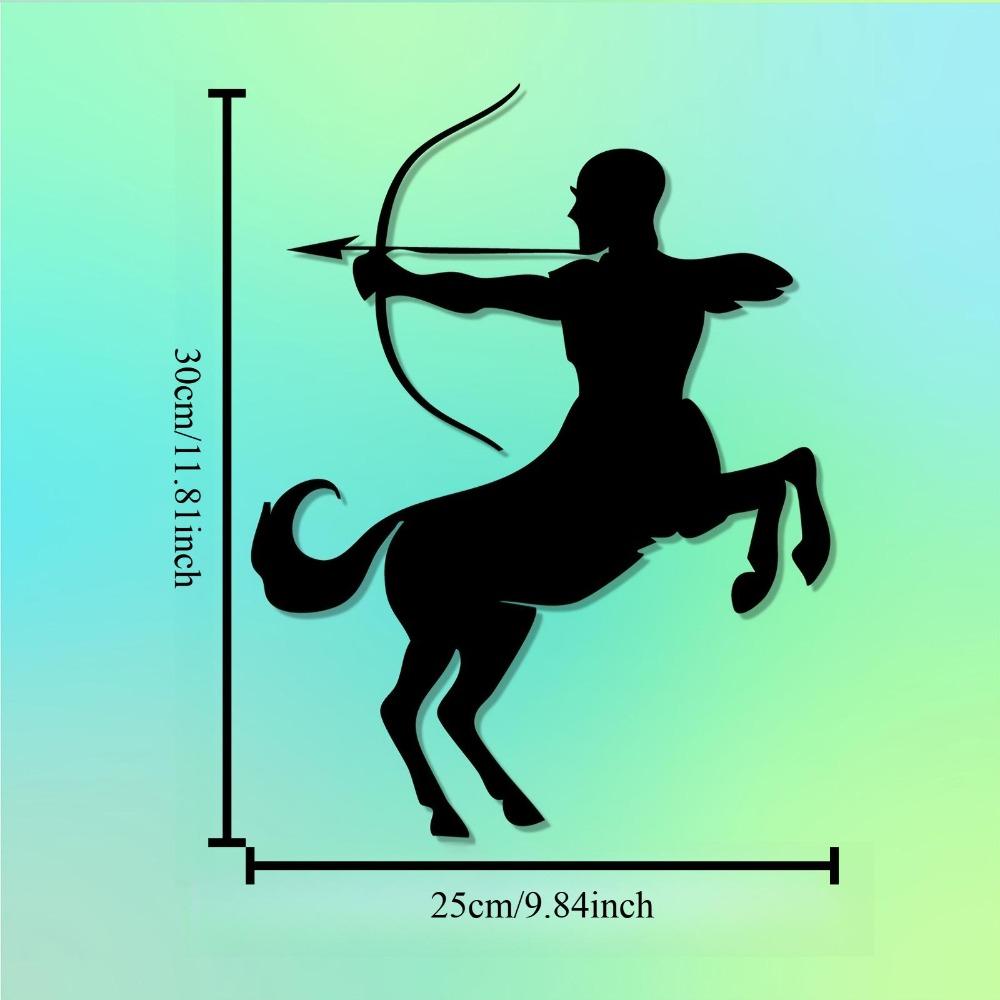 

Metal Centaur Wall Sculpture Mythology Decor Garden Fence Art Gift Halloween Christmas