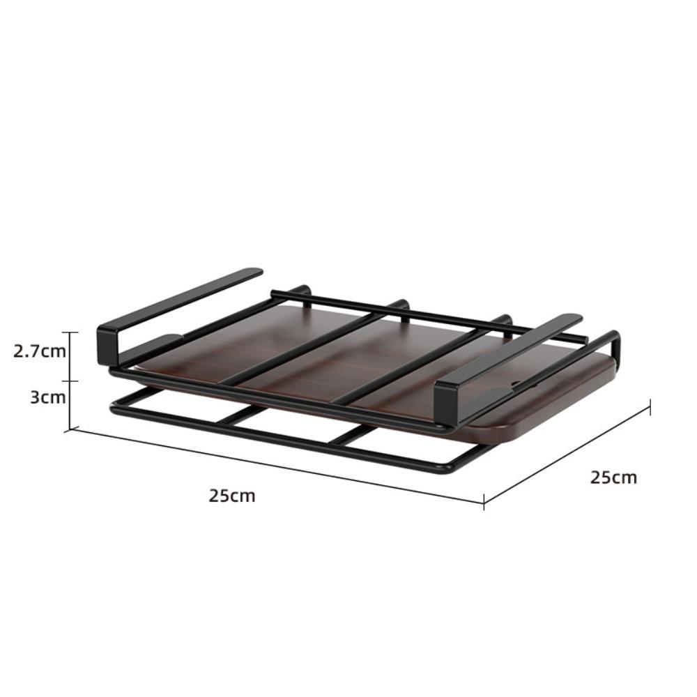 Pot Lid Storage Cabinet Lower Hanger Non-punching Kitchen Cabinet Hanging Holder  Kitchen Supply