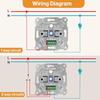 Home Lighting 230V LED Dimmer Smooth Brightness Control Dimming Switch Easy Installation Overcurrent Protection