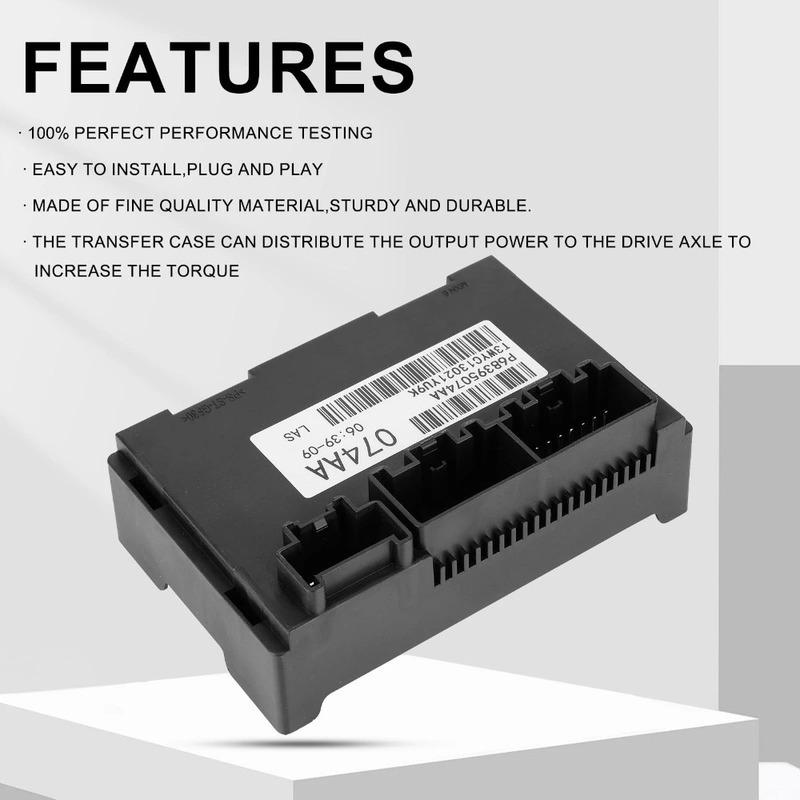68395074AA Transfer Box Control Module For Grand Cherokee Dodge Durango 2014 2015 3.0L 3.6L V6 Black Speed Transfer Case