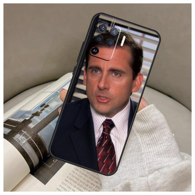 Michael Scott The Office Case For Oppo A16 A76 A96 A60 A98 A58 A78 A18 A38 A80 A40 A77 A57 A17 A74 A54 A94 A15 A5 Pro