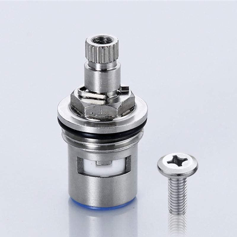 Ceramic Disc Stem Cartridge Faucet Valves Bathroom Fittings Universals Faucet Switches Handle Faucet Replacement Part