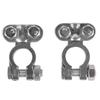 2Pcs Car Battery Terminal Clamps Boat Truck Battery Terminals Connectors Clip 12V Conductive Caps For Car Van Caravan Motorhome