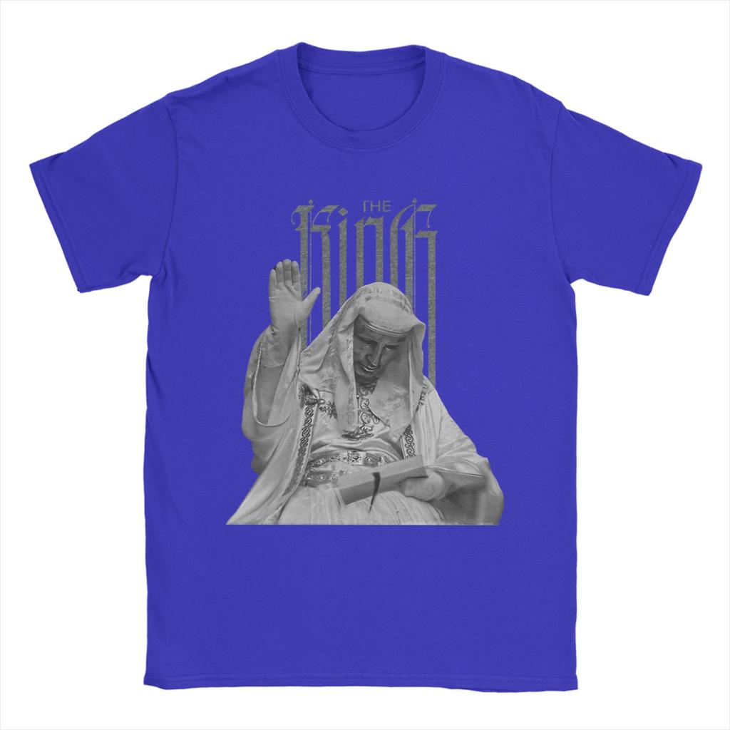 The Lepre King Baldwin IV T Shirt for Men 100 Cotton Novelty TShirts Crew Neck  Tees Short Sleeve Tops Adult